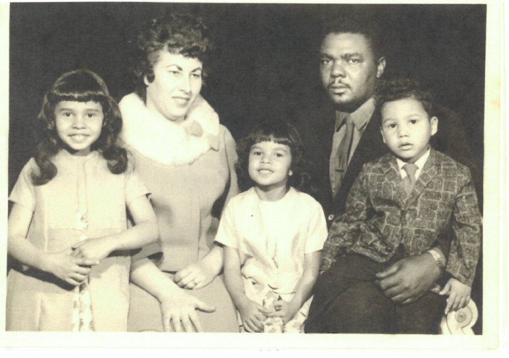 Portrait of Sherry and Family - Easter Sunday - 1963 or 1964