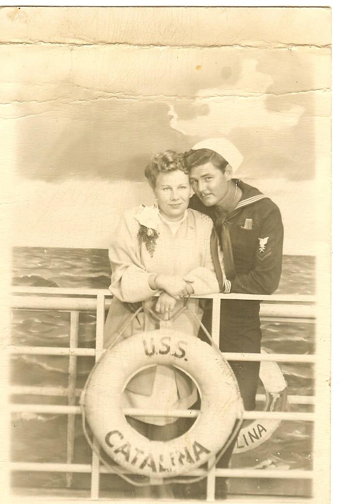 Photograph of Irene Winter and an unknown man